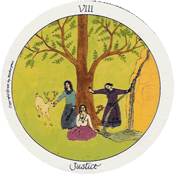 Motherpeace Tarot Cards - Justice