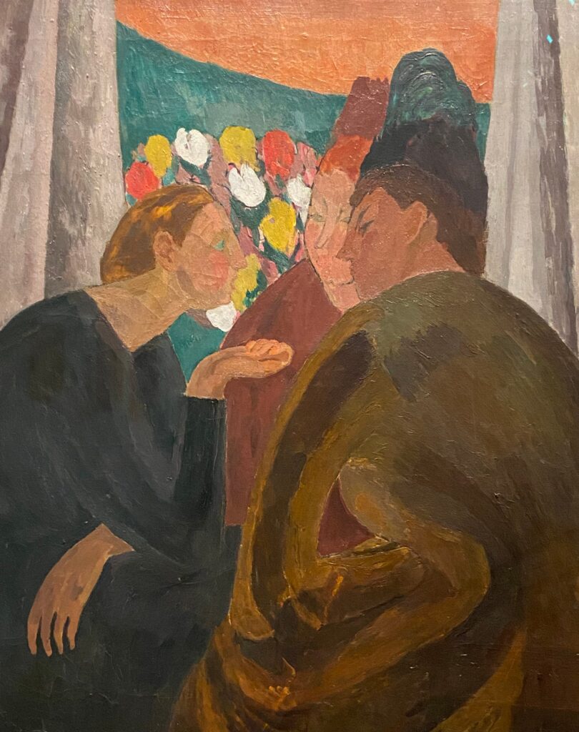 A Conversation, by Vanessa Bell, 1913